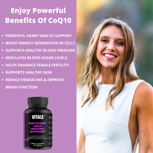 Load image into Gallery viewer, CoQ10 Supplement Capsules, Recommended By 200+ USA Experts