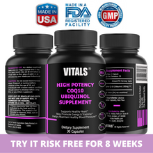 Load image into Gallery viewer, CoQ10 Supplement Capsules, Recommended By 200+ USA Experts