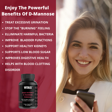 Load image into Gallery viewer, d mannose supplement capsules