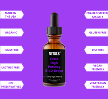 Load image into Gallery viewer, Vitamin B12 Liquid Drops
