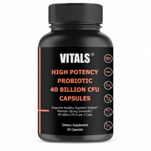 Load image into Gallery viewer, High Potency Probiotic 40 Billion CFU Capsules

