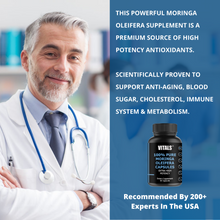 Load image into Gallery viewer, 100% Pure Moringa Oleifera Capsules
